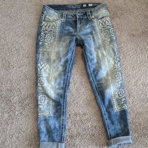Miss me cropped jeans